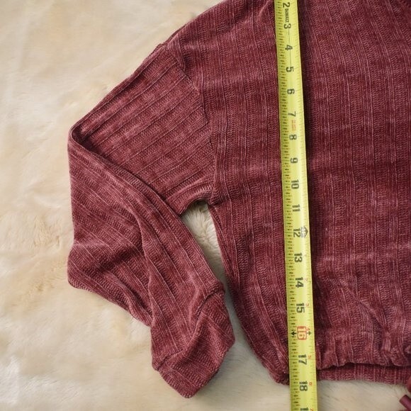 Style Rack Pink Zip-Up Cropped Hooded Sweater Jacket Size Small - Picture 7 of 13